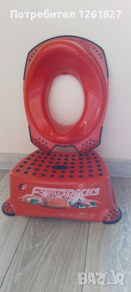 Детска седалка за тоалетна с подарък люлка, снимка 1