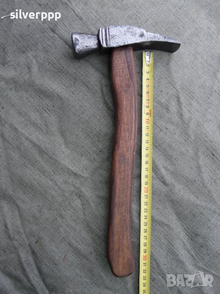 Стар ръчно кован каменарски чук - 233 , снимка 1