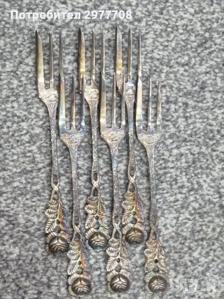 Немски сребърни вилички, снимка 1