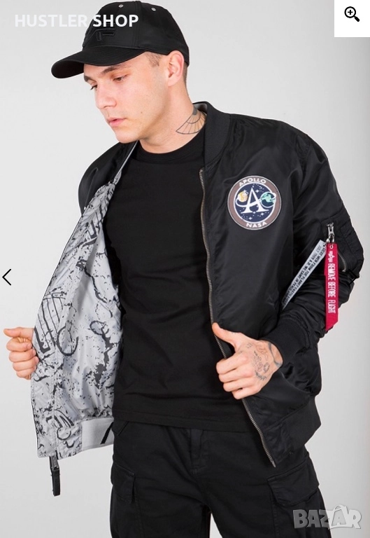 Мъжки двулицев бомбер ALPHA INDUSTRIES. Размер М, снимка 1