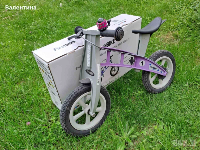 Колело за баланс FirstBike Street Violet , снимка 1