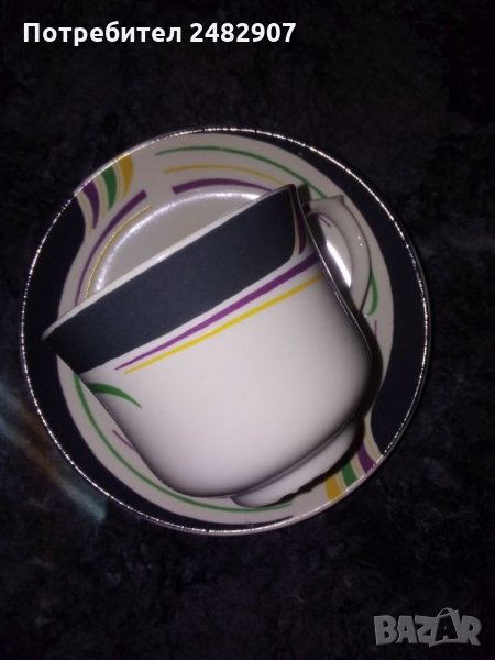 Комплект ретро чашки за кафе - 5 бр. , снимка 1