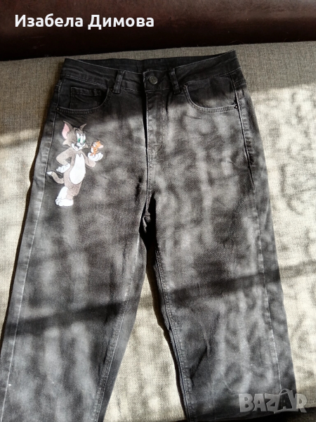 Черни дънки с Том и Джери , снимка 1