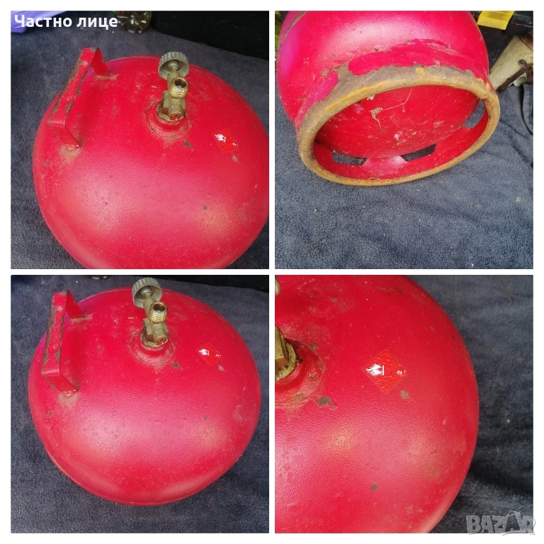 Намалена газова бутилка , снимка 1