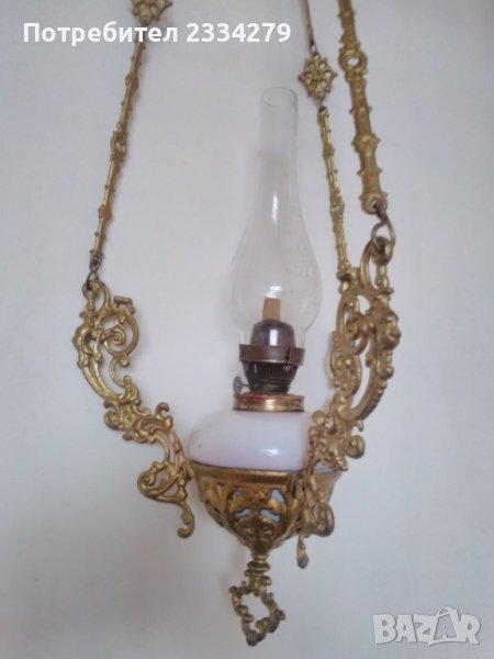 Лампион,свещник,газено осветление., снимка 1