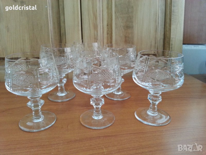 Кристални чаши коняк , снимка 1