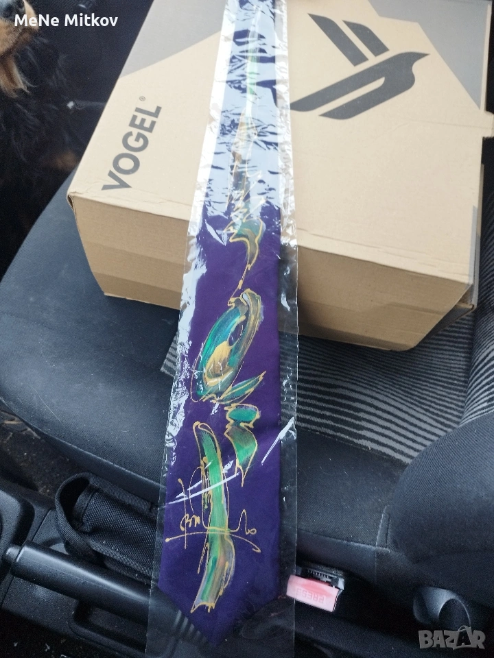 вратовръзка ръчно рисувана, снимка 1