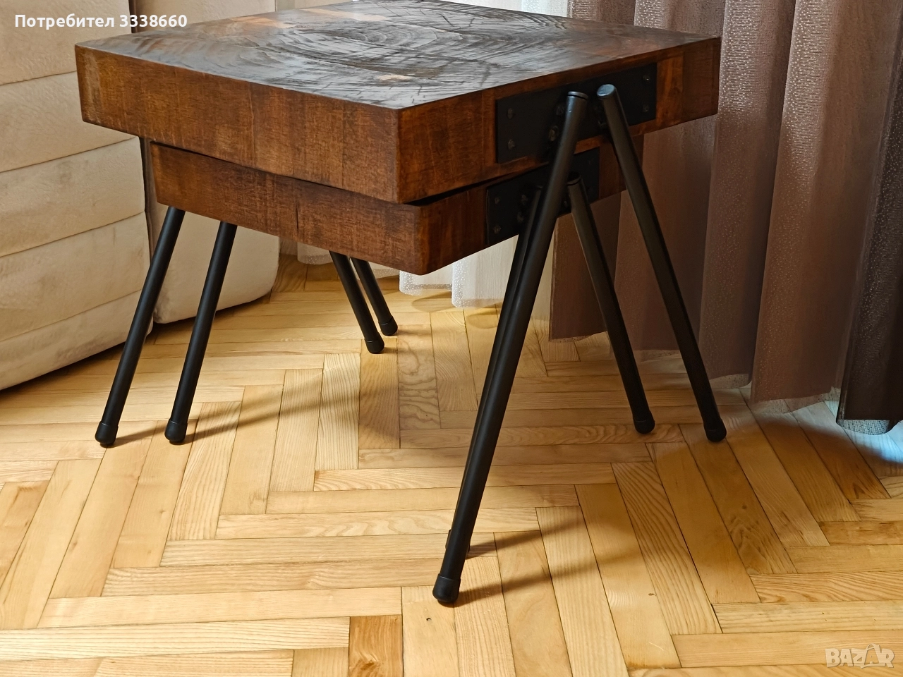 Помощни маси от масив , снимка 1