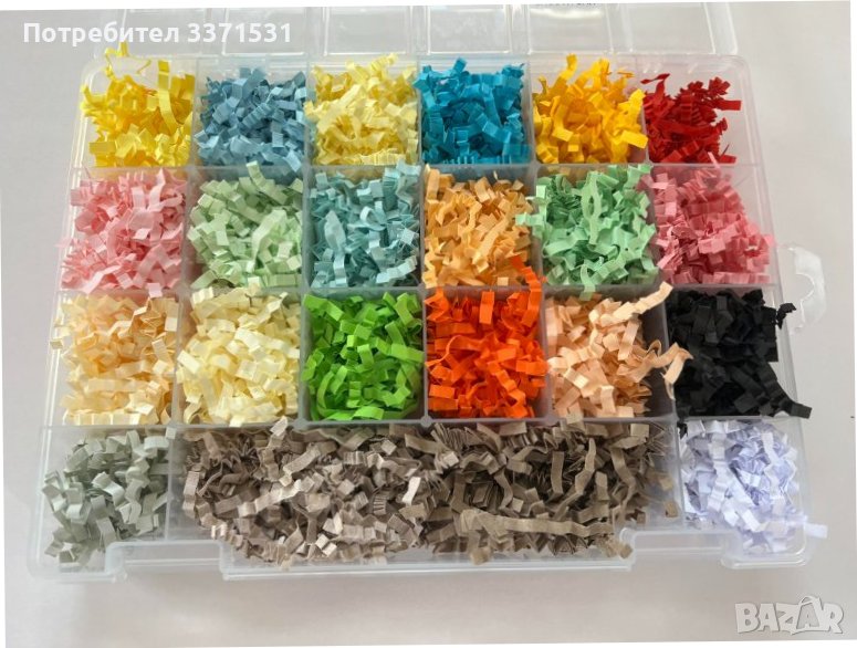 Хартиен пълнеж за декорация - Crinkle paper, снимка 1