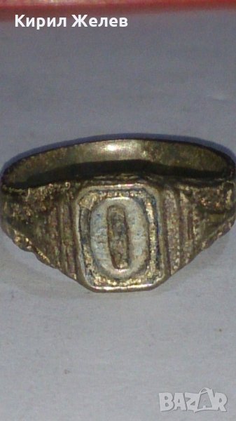 Уникален стар пръстен сачан - 60191, снимка 1