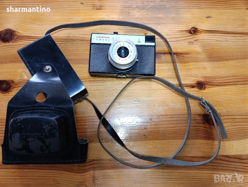 Фотоапарат Смена 8 М с кожен калъф - 35 лв, снимка 1