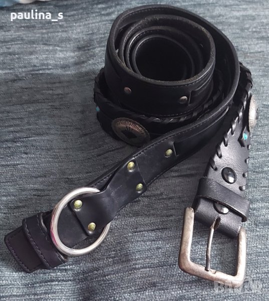 Естествена кожа маркови колани / колан / genuine leather belt , снимка 1