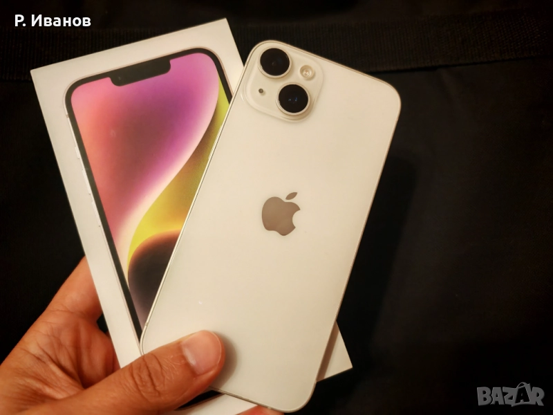 iPhone 14 128 GB Отключен/ Нулиран/ Запазен, снимка 1