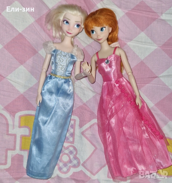 комплект кукли Ана и Елза от замръзналото кралство Frozen, снимка 1