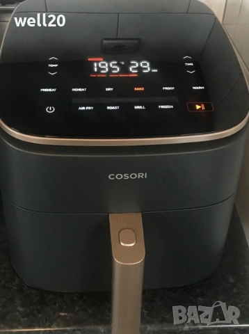 Фритюрник с горещ въздух Cosori TurboBlaze CAF-DC602, 6L , снимка 2 - Фритюрници - 53480844