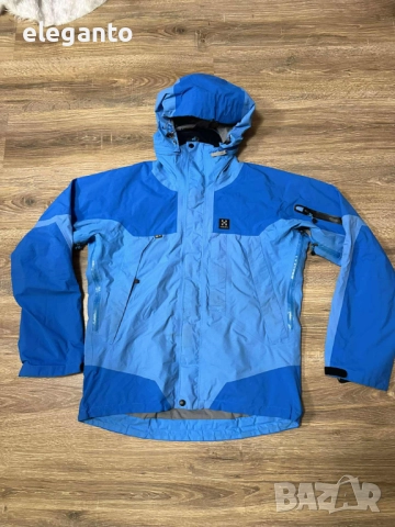 Висок клас мъжко яке HAGLOFS GoreTex PRO Shell 20.000мм  Alpine Snow Jacket , L размер, снимка 2 - Якета - 52755121