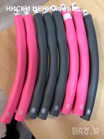 Мек сглoбяем обръч за гимнастика 70-95см, снимка 2 - Художествена гимнастика - 49116461