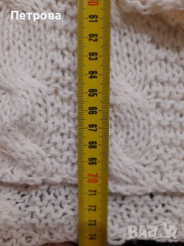 Пуловер ръчно плетен, снимка 4 - Блузи с дълъг ръкав и пуловери - 38735516