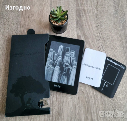 Kindle Paperwhite 10th generation електронен четец с подсветка БЕЗПЛАТНА ДОСТАВКА, снимка 2 - Електронни четци - 53503791