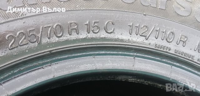 Гуми 225 70 15 C Ц Континентал Continental
4 броя
Нов внос 
Не са нови
Гаранция, снимка 5 - Гуми и джанти - 43662654