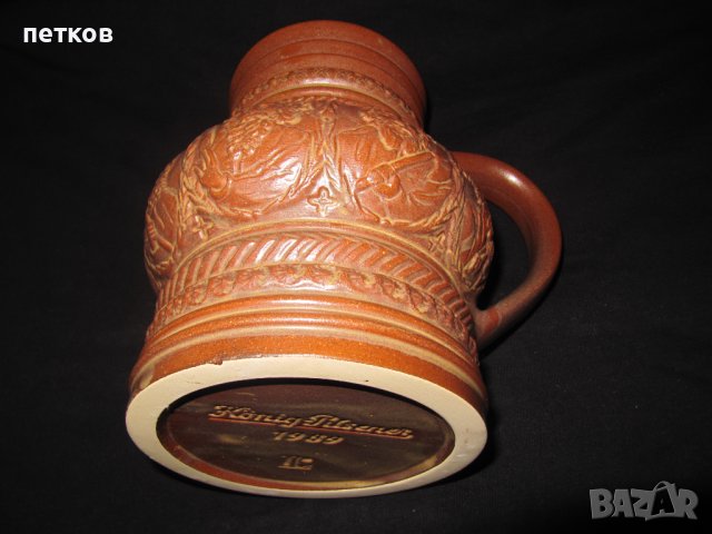 керамична чаша за бира, халба, снимка 9 - Антикварни и старинни предмети - 43930868