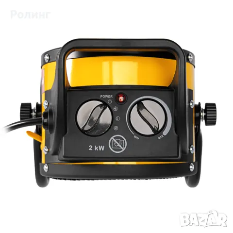 Калорифер Denzel, с керамичен нагревател, DHC 2-100, 230V, 0,025/1/2 kW/964297, снимка 4 - Отоплителни печки - 47686000