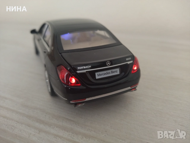 Метална количка Mercedes- Benz S 600 !!!, снимка 6 - Колекции - 52707294