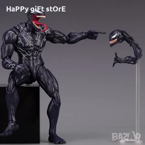 Статуетка Marvel: Spider-Man - Venom (Hero Collector), екшън фигура 20 cm , снимка 3 - Фигурки - 47500142