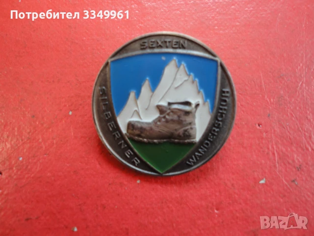 Сребърен знак значка с емайл , снимка 7 - Колекции - 51367456