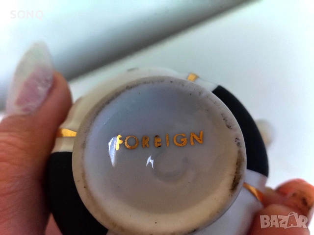 Страхотно Старо Порцеланово Шише За Парфюм, снимка 6 - Колекции - 53599620