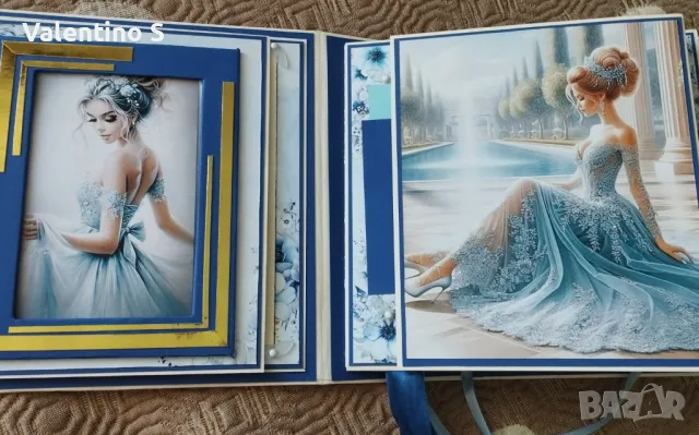 Ръчно изработен албум за снимки, снимка 2 - Други - 50038627