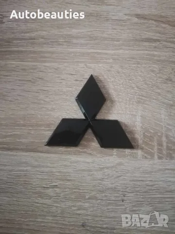 черно лого Mitsubishi 9.5 см, снимка 4 - Аксесоари и консумативи - 49989890