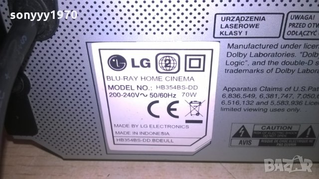 LG BLU-RAY YOUTUBE RECEIVER-LAN/USB/HDMI-ВНОС ХОЛАНДИЯ, снимка 13 - Ресийвъри, усилватели, смесителни пултове - 27781794