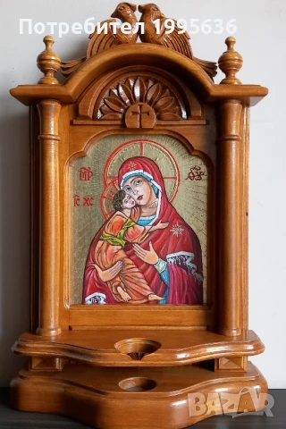 Дърворезба- домашен иконостас , снимка 2 - Икони - 50676406