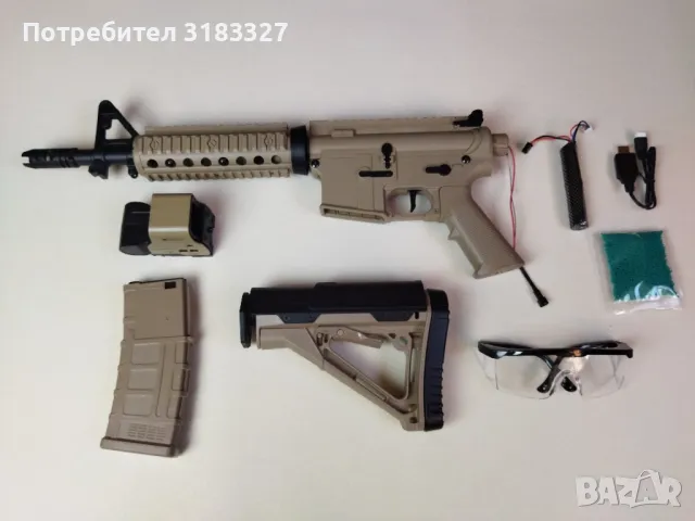 Гел Бластер М4А1 TAN! , снимка 2 - Други игри - 48161613