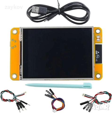 2.8-инчов ESP32 дисплей ESP32-2432S028R резистивен сензорен екран 240 x 320 TFT LCD 