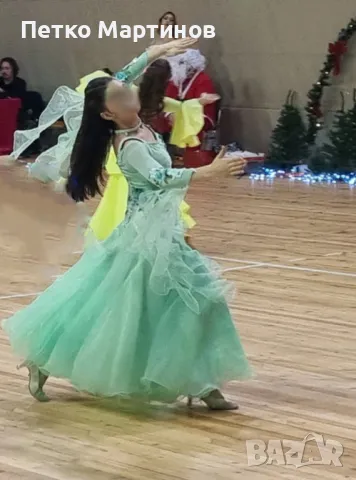 Рокля за спортни танци (стандарт), снимка 3 - Детски рокли и поли - 49609781