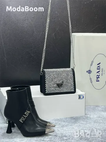 Prad🅰️ дамски комплекти , снимка 3 - Дамски обувки на ток - 48286416