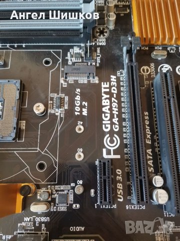 Дънна платка H97 Gigabyte GA-H97-D3H Socket 1150, снимка 5 - Дънни платки - 37960254