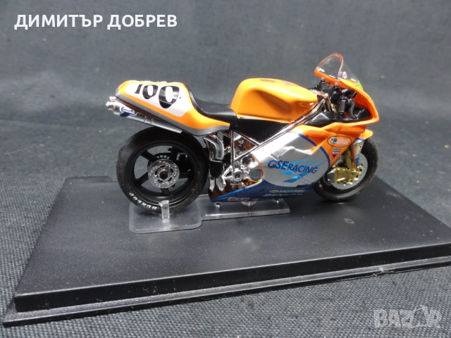 1/24 МАЩАБЕН МОДЕЛ МОТОЦИКЛЕТ МОТОР DICATI 996R, снимка 5 - Колекции - 51934130