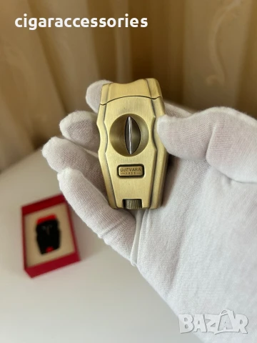 Резачка за пури GUEVARA – V-образно рязане и пънч, снимка 3 - Запалки - 50549458