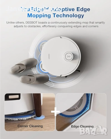 ​Продавам един от най-добрите и компактни роботи на пазара за 2024 г. – Ecovacs Deebot T30 Pro Omni , снимка 4 - Прахосмукачки - 52964615