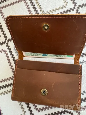 ПОРТФЕЙЛ естествена кожа Crazy Horse  Промоция 25 лв., снимка 4 - Портфейли, портмонета - 41432620