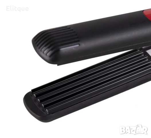 Преса за коса Rosberg, въпнообразна плоча, черно/ червено, 2 ГОДИНИ ГАРАНЦИЯ, снимка 2 - Други - 52841443