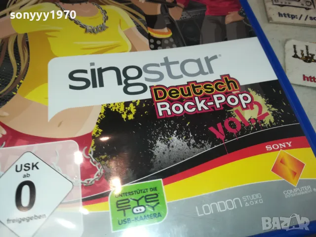 SINGSTAR ROCK-POP SONY PS2 GAME 12211220, снимка 9 - Игри за PlayStation - 48832923