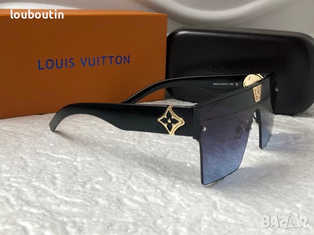 -22 % разпродажба Louis Vuitton 2023 висок клас дамски слънчеви очила маска Мъжки Унисекс, снимка 9 - Слънчеви и диоптрични очила - 39012866