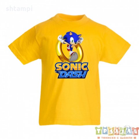 Детска тениска Соник Sonic the Hedgehog Sonic Dash, снимка 2 - Детски тениски и потници - 32942990