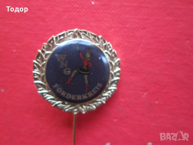 Голям бронзов немски знак значка маркиран, снимка 3 - Колекции - 26245450