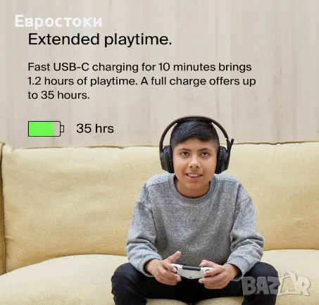 Детски безжични слушалки Belkin SoundForm Inspire, вграден микрофон, снимка 3 - Bluetooth слушалки - 49157438