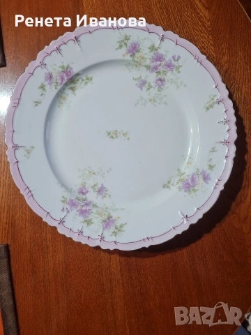 Прекрасно старо порцеланово плато 